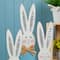 Glitzhome® 29.75" Easter Wooden Bunny Family Porch Décor